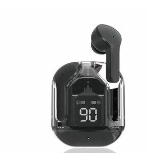 Wireless Bluetooth Earbuds Headphones  Earphones Headset w Charging Case black!